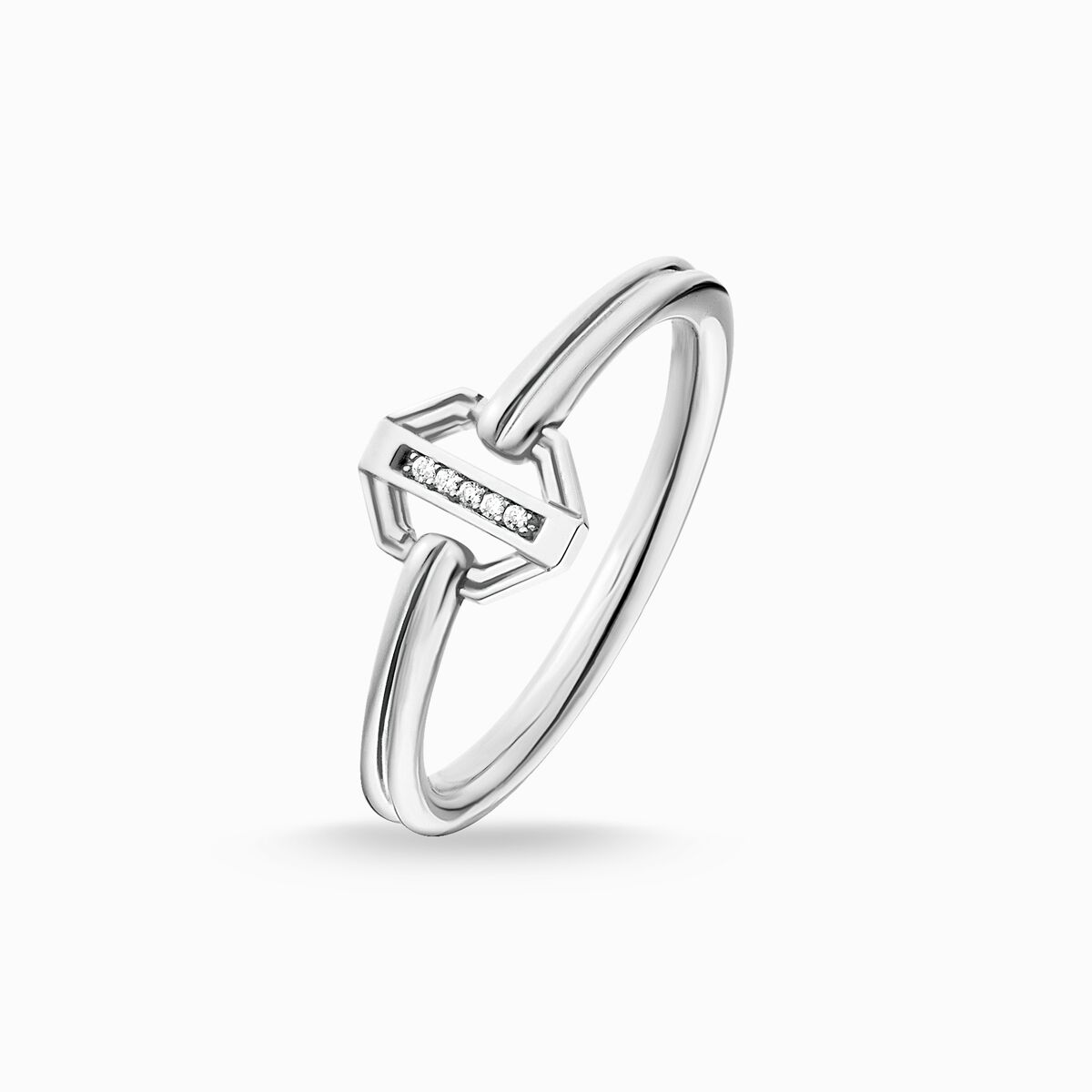 Ring vintage silver