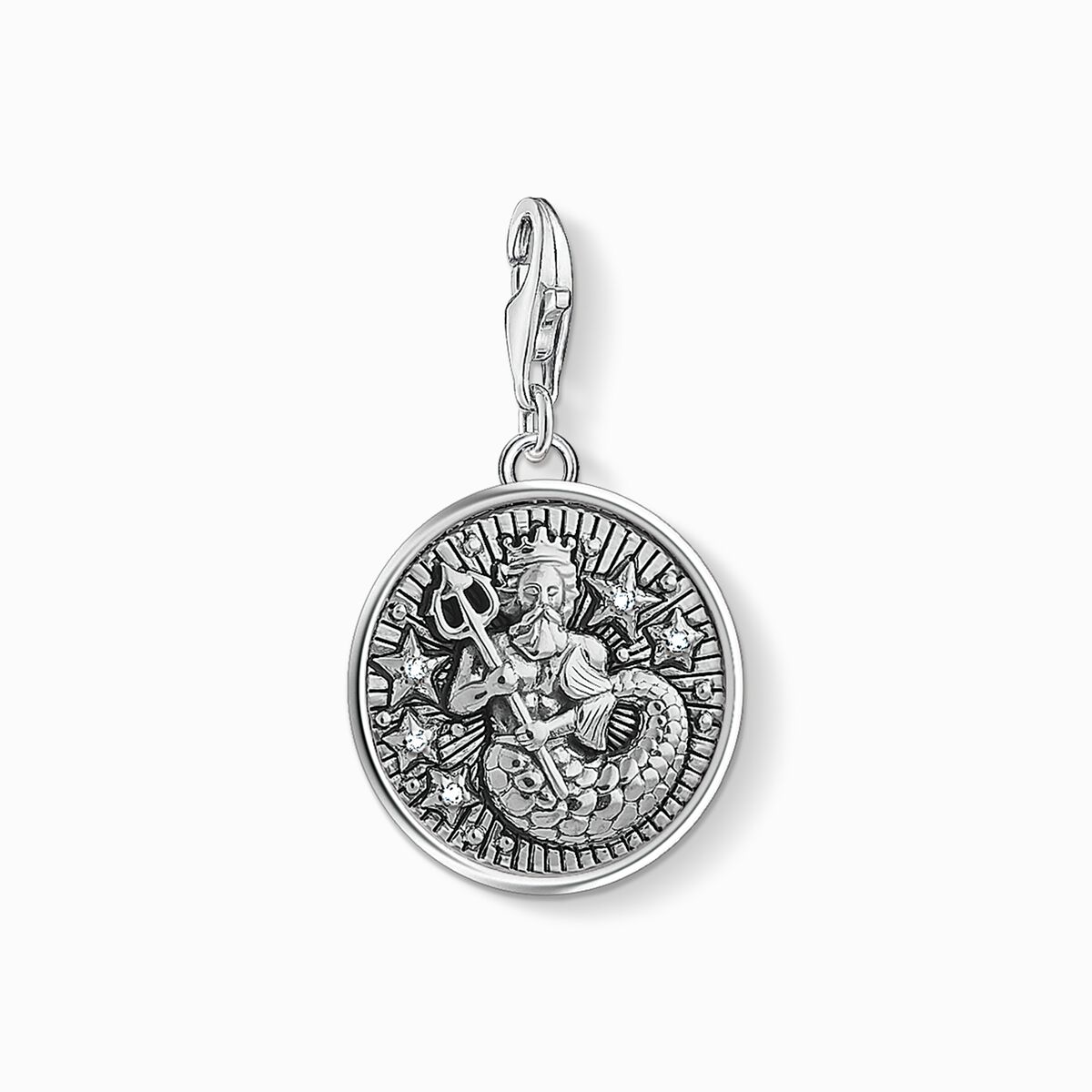 Charm pendant zodiac sign Aquarius