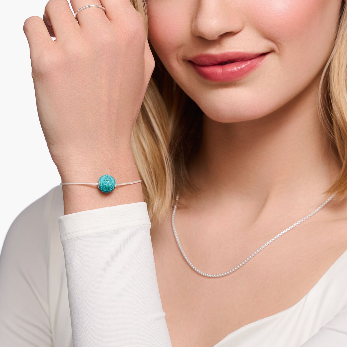 Bracelet Karma Secret with turquoise howlite Bead