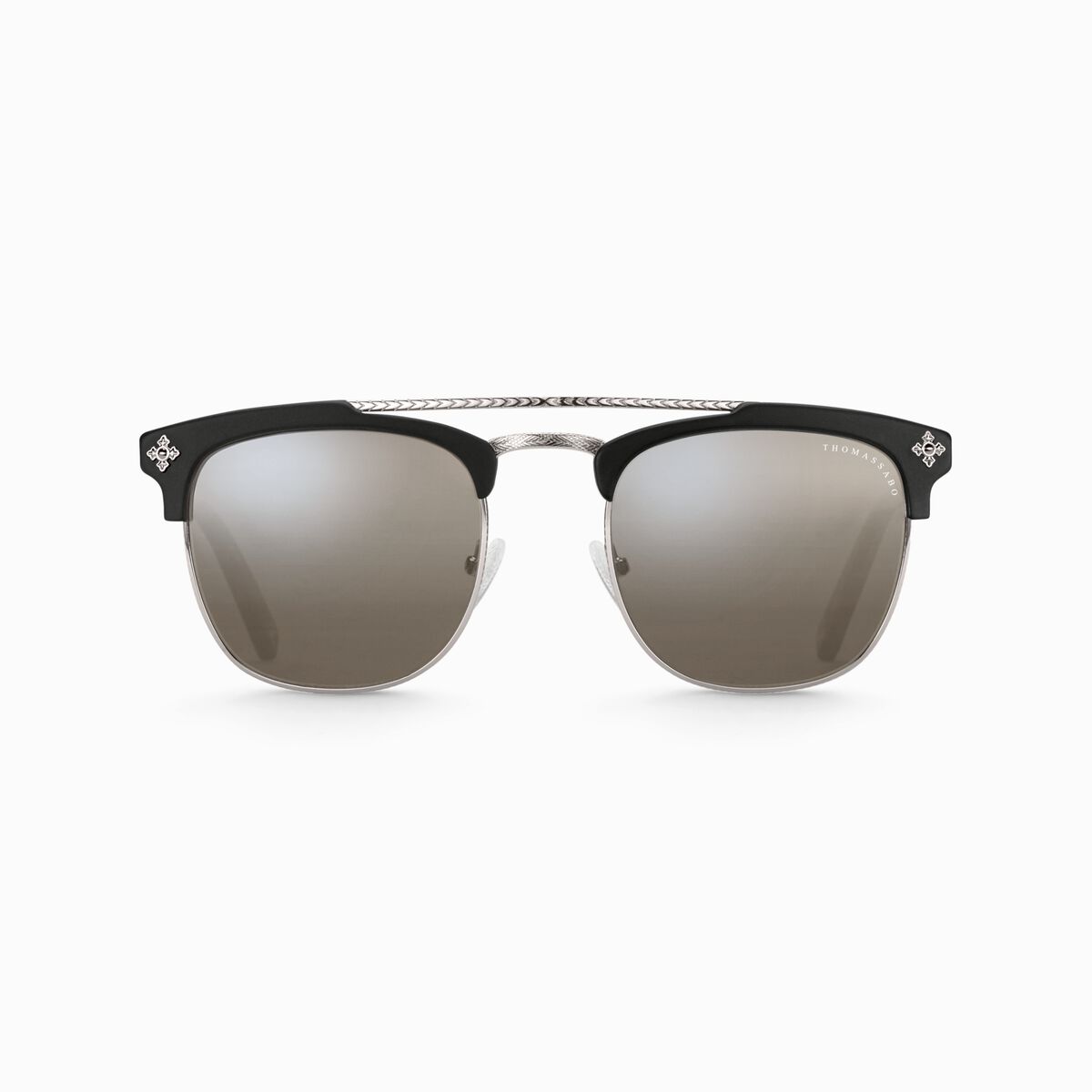 Sunglasses James trapeze cross mirrored