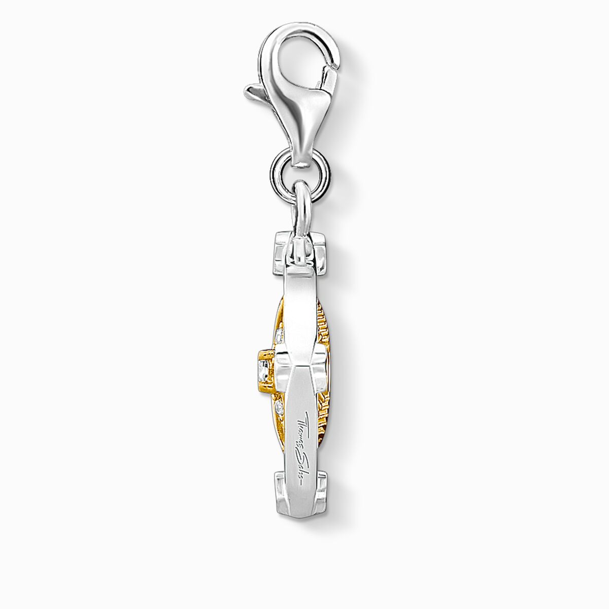 Charm pendant moveable moon and star
