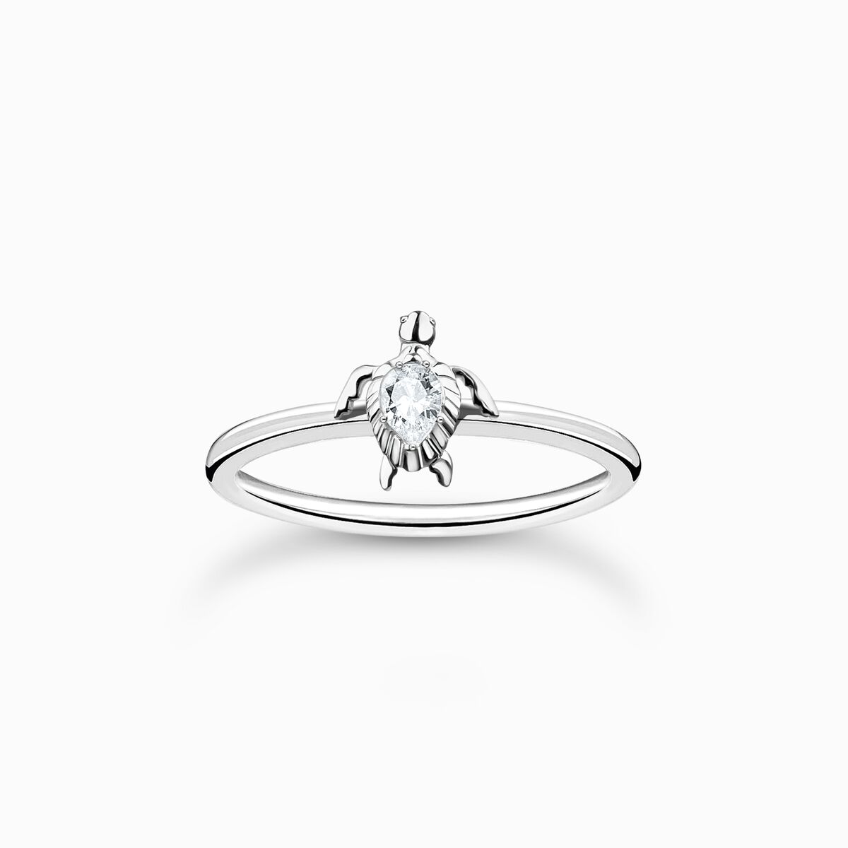 Ring turtle silver