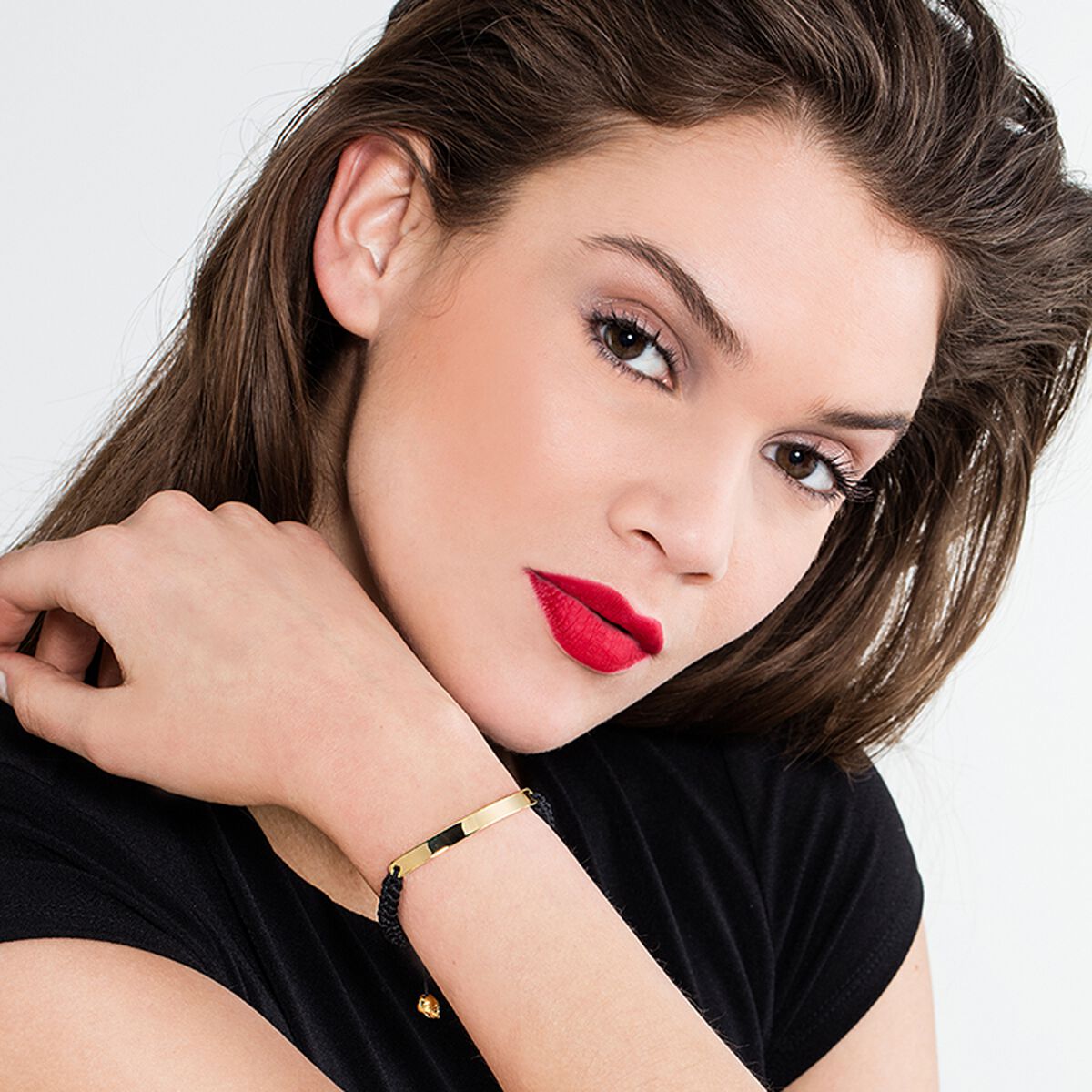 Bracelet black skull