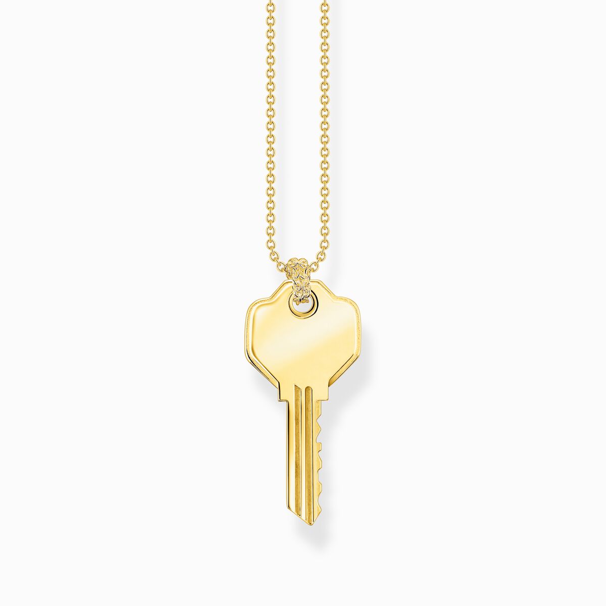 Necklace key gold