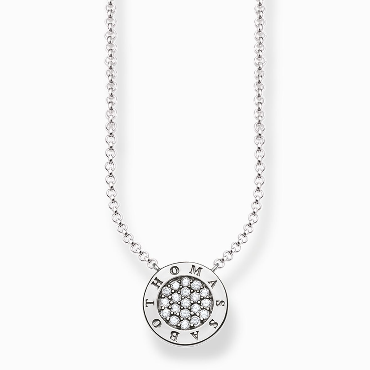 Necklace classic pavé