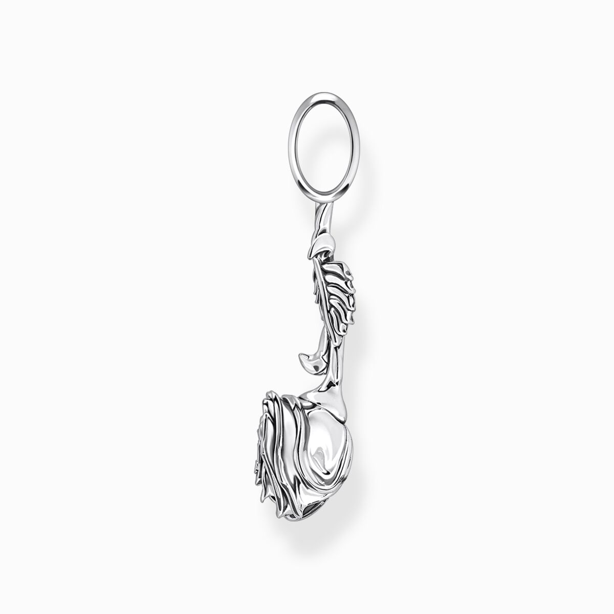 Silver pendant Midnight Rose