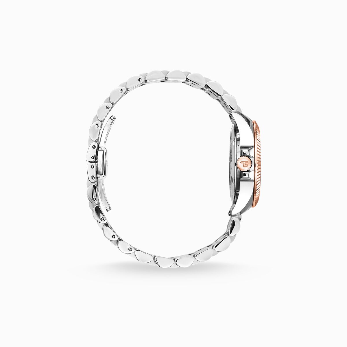 Women’s watch rose gold-coloured silver-coloured