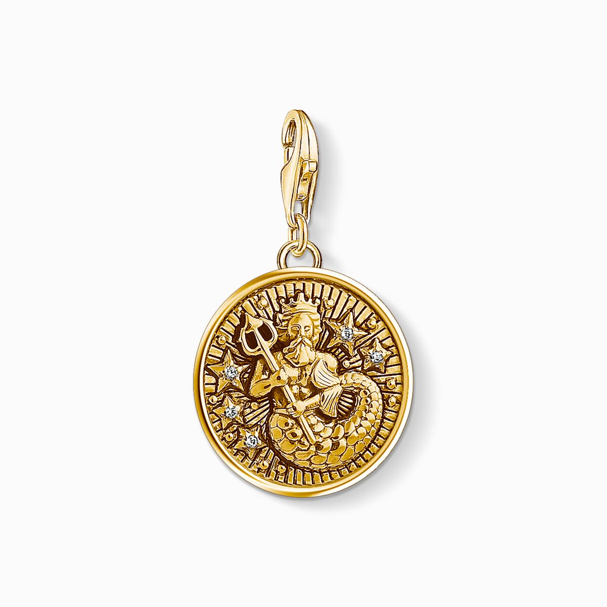 Charm pendant zodiac sign Aquarius