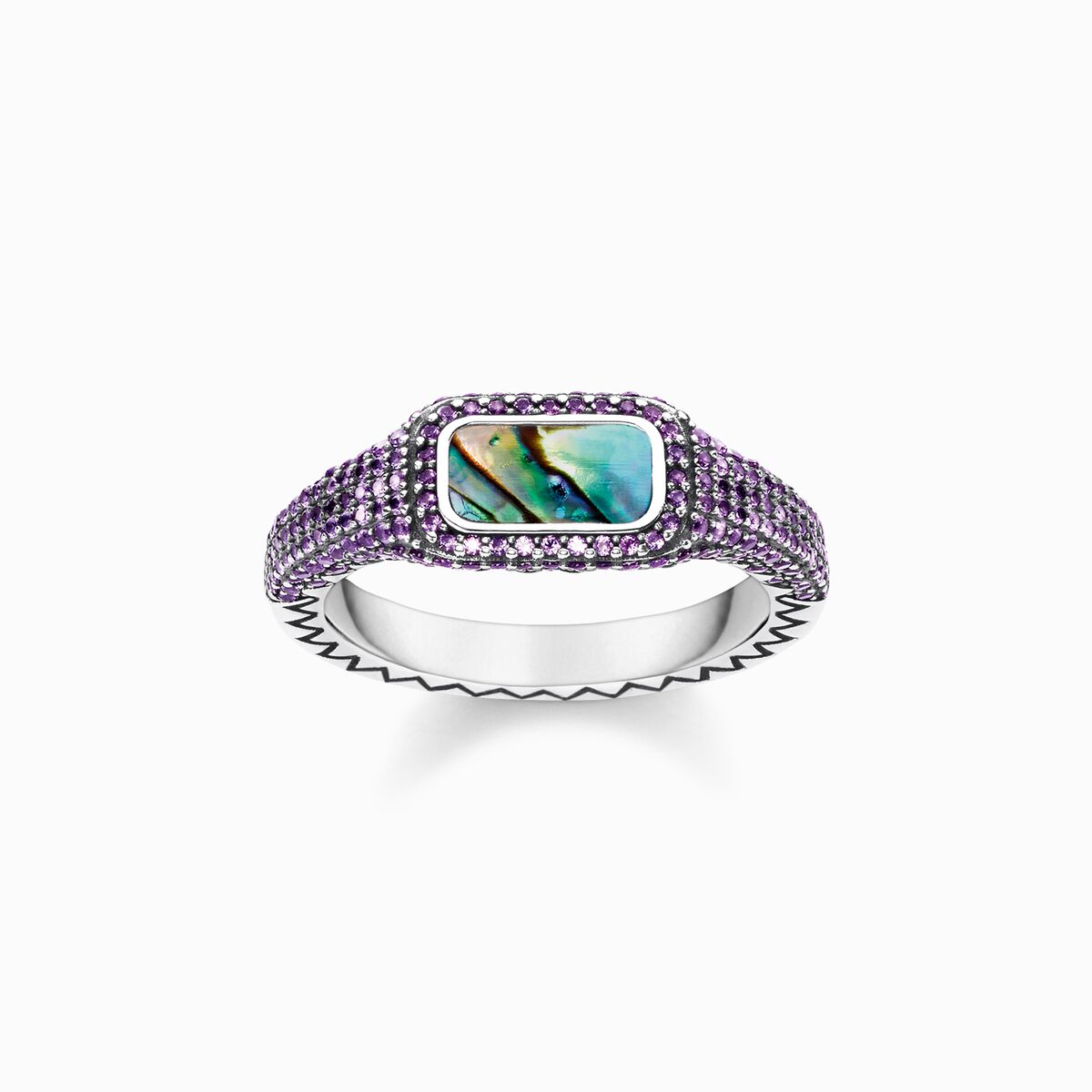 Ring colourful purple