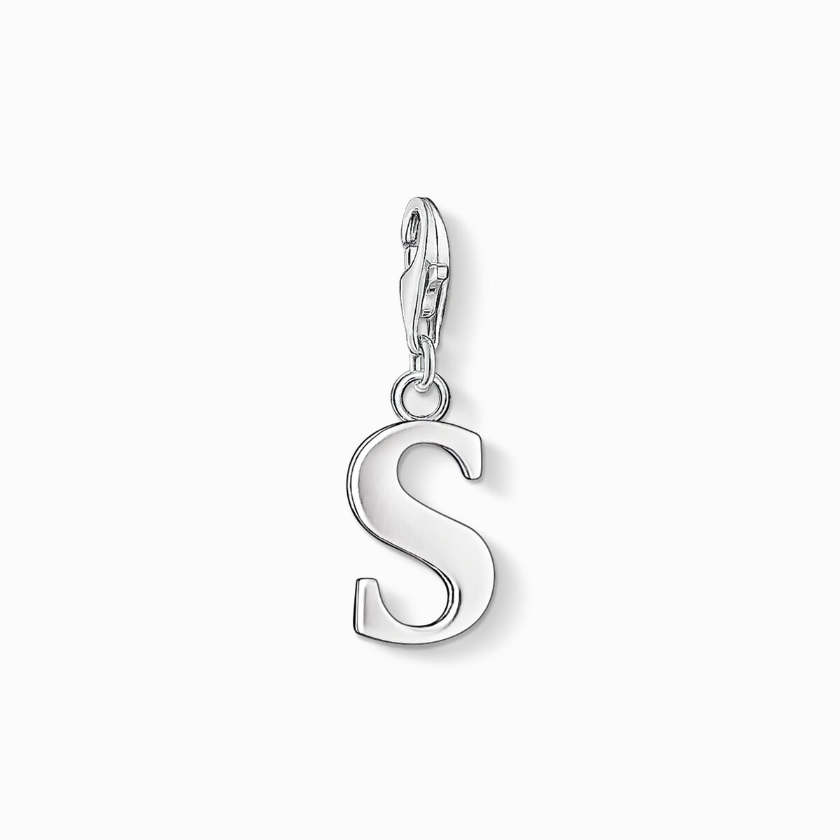 Charm pendant letter s