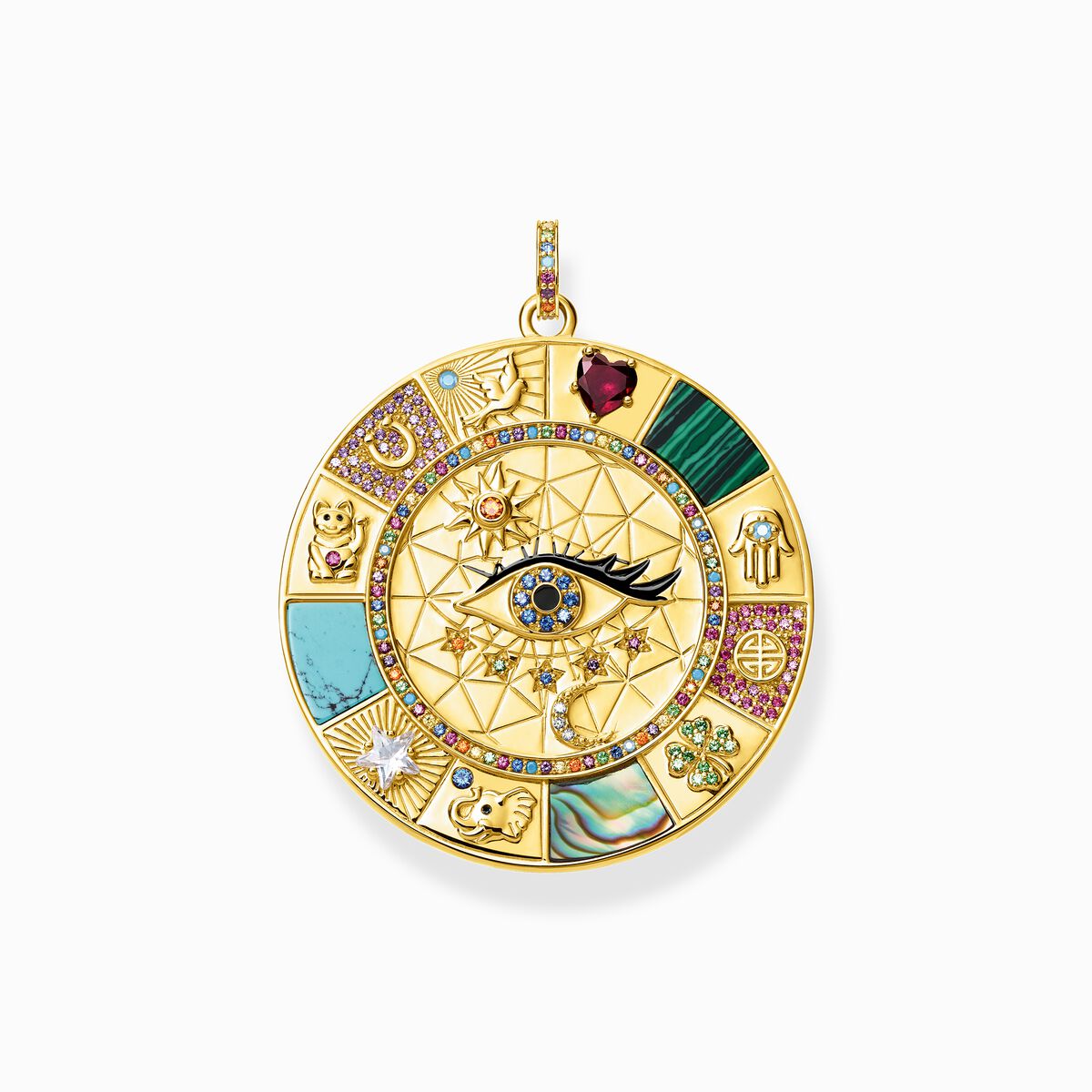 Pendant amulet magical lucky symbols