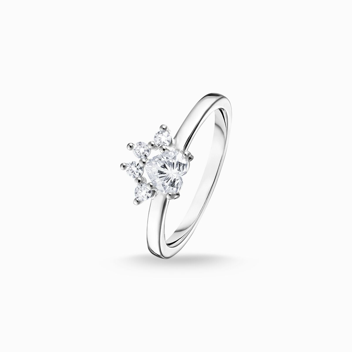 Ring paw cat silver
