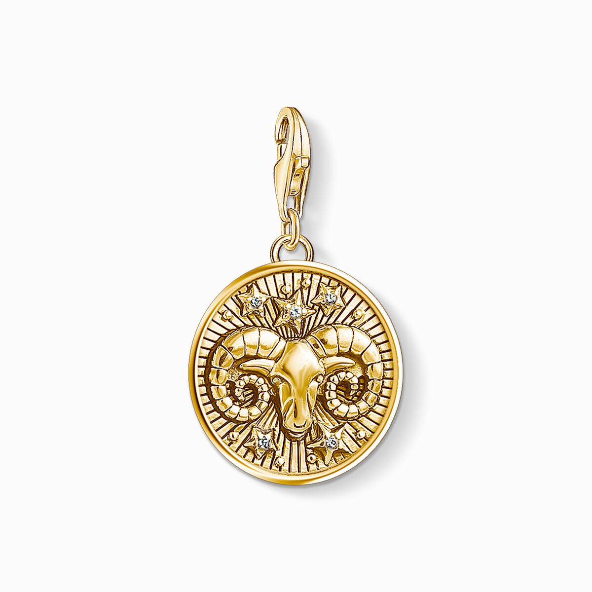 Charm pendant zodiac sign Aries