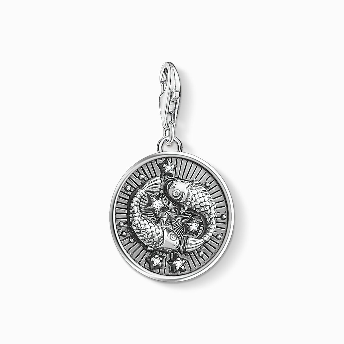 Charm pendant zodiac sign Pisces