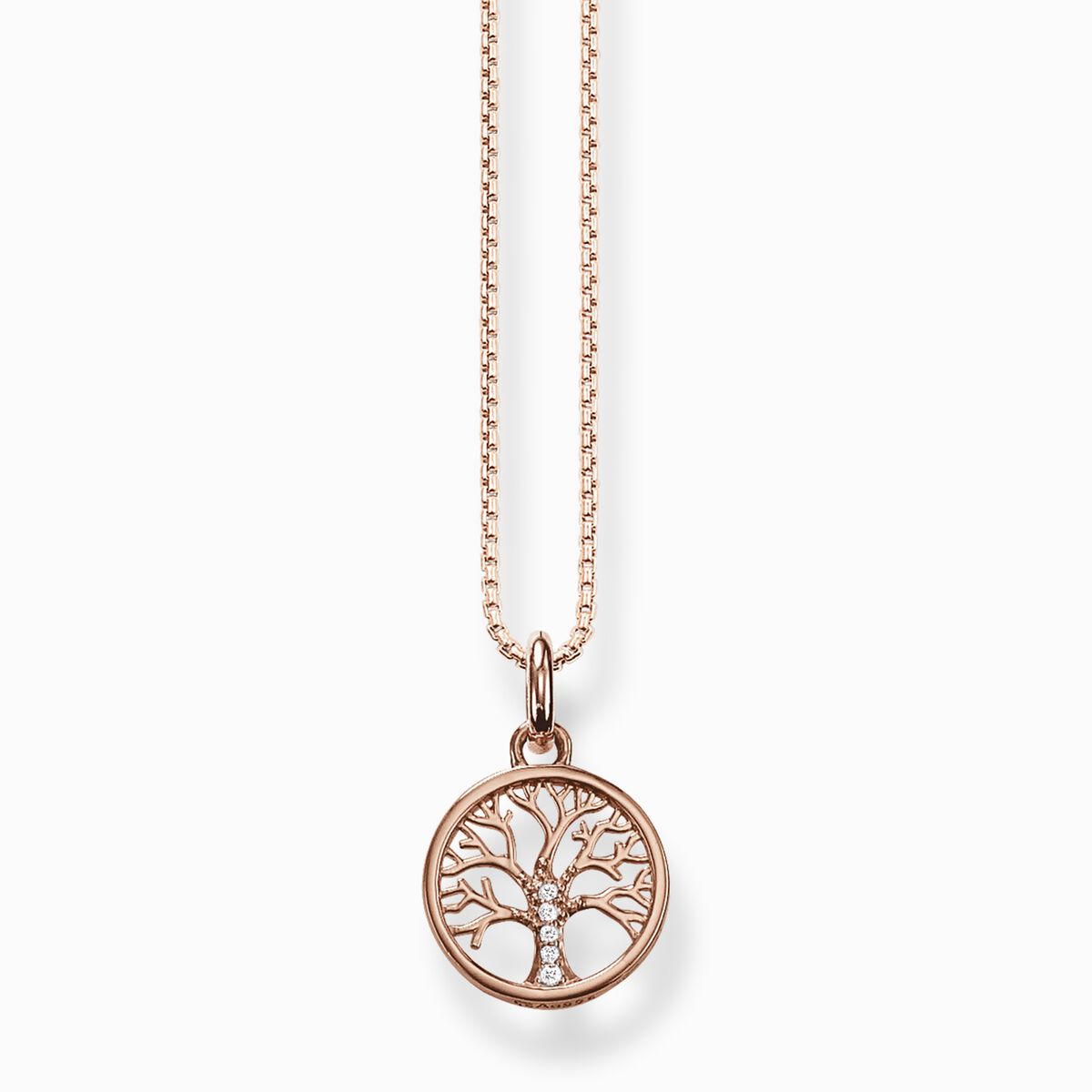 Necklace Tree of Love rose gold