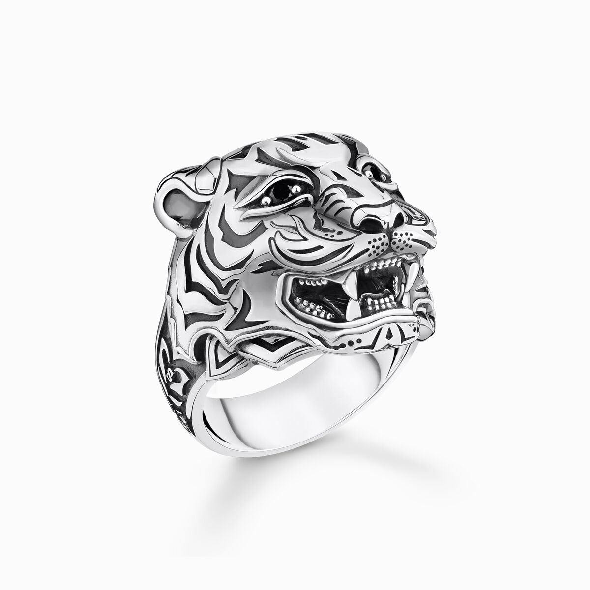 Ring tiger silver