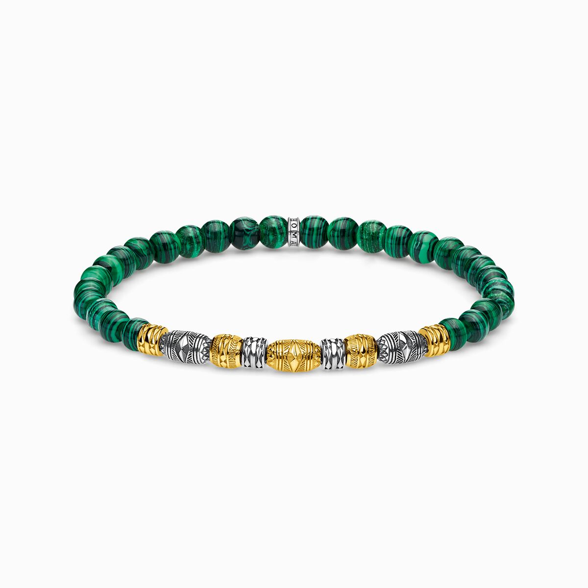 Bracelet two-tone lucky Charm, green