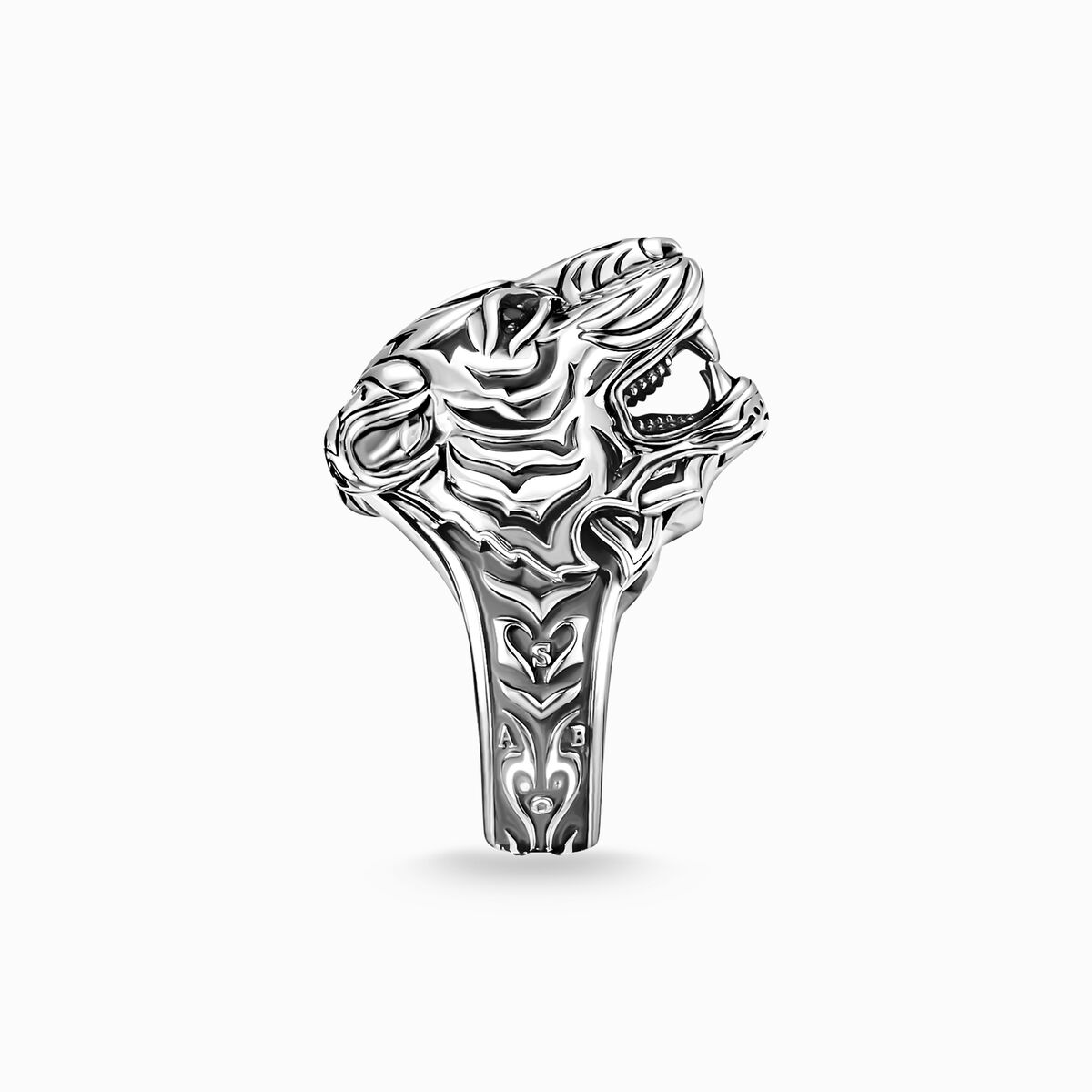 Ring tiger silver