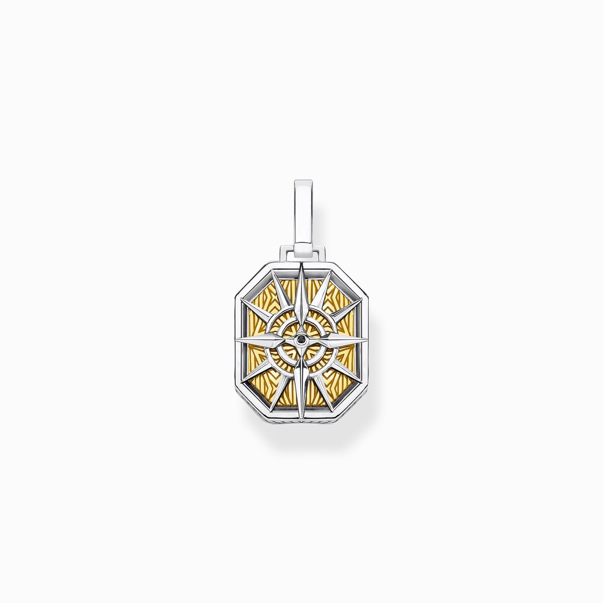 Pendant compass gold