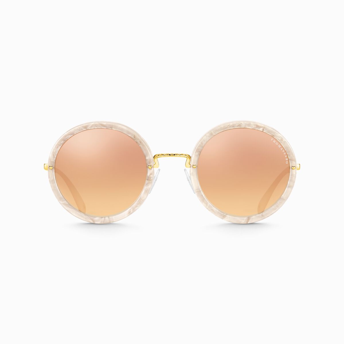 Sunglasses Romy round ethnic mirrored
