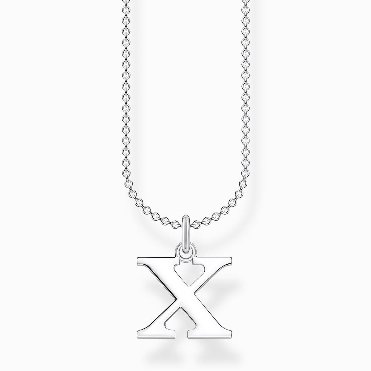 Necklace letter x