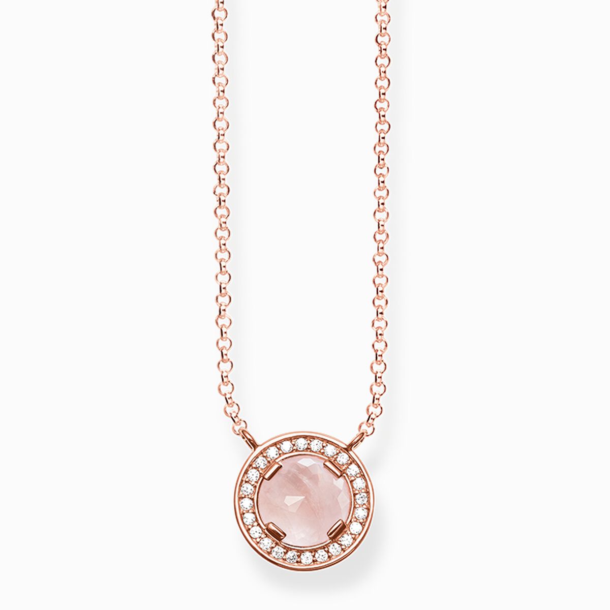 Necklace light of Luna pink