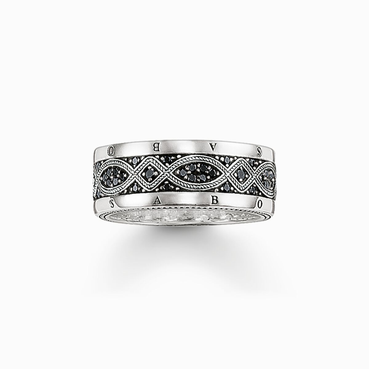 Band ring love knot