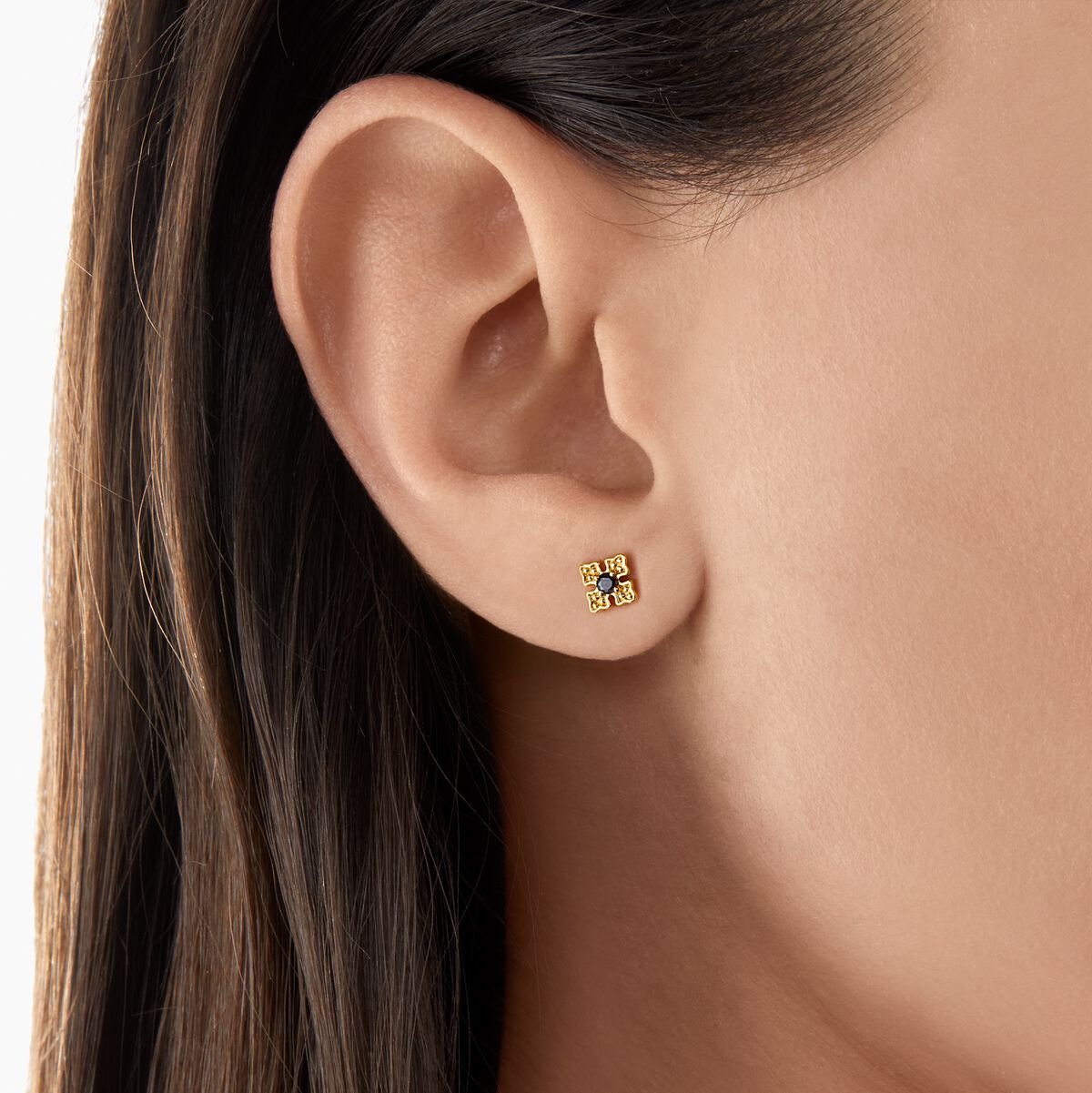 Ear studs royalty gold