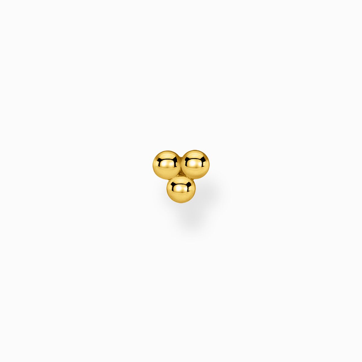 Single ear stud dots gold