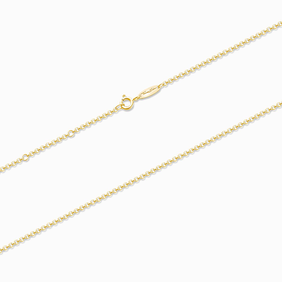 Round belcher chain Thickness 2.00 mm (0.08 Inch)
