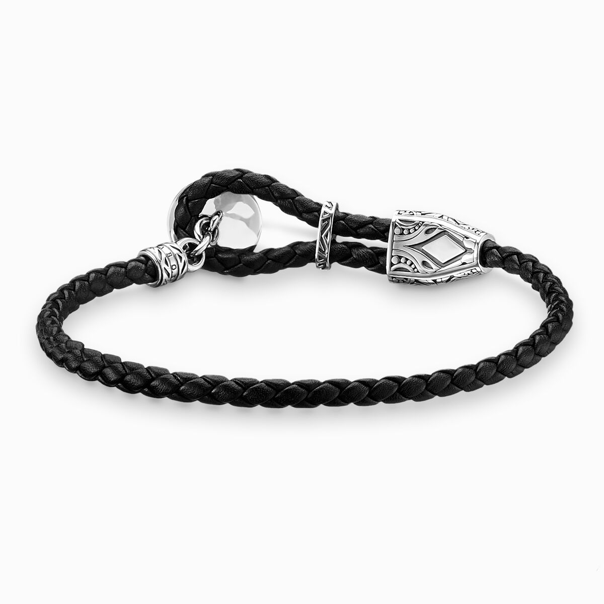 Leather strap compass