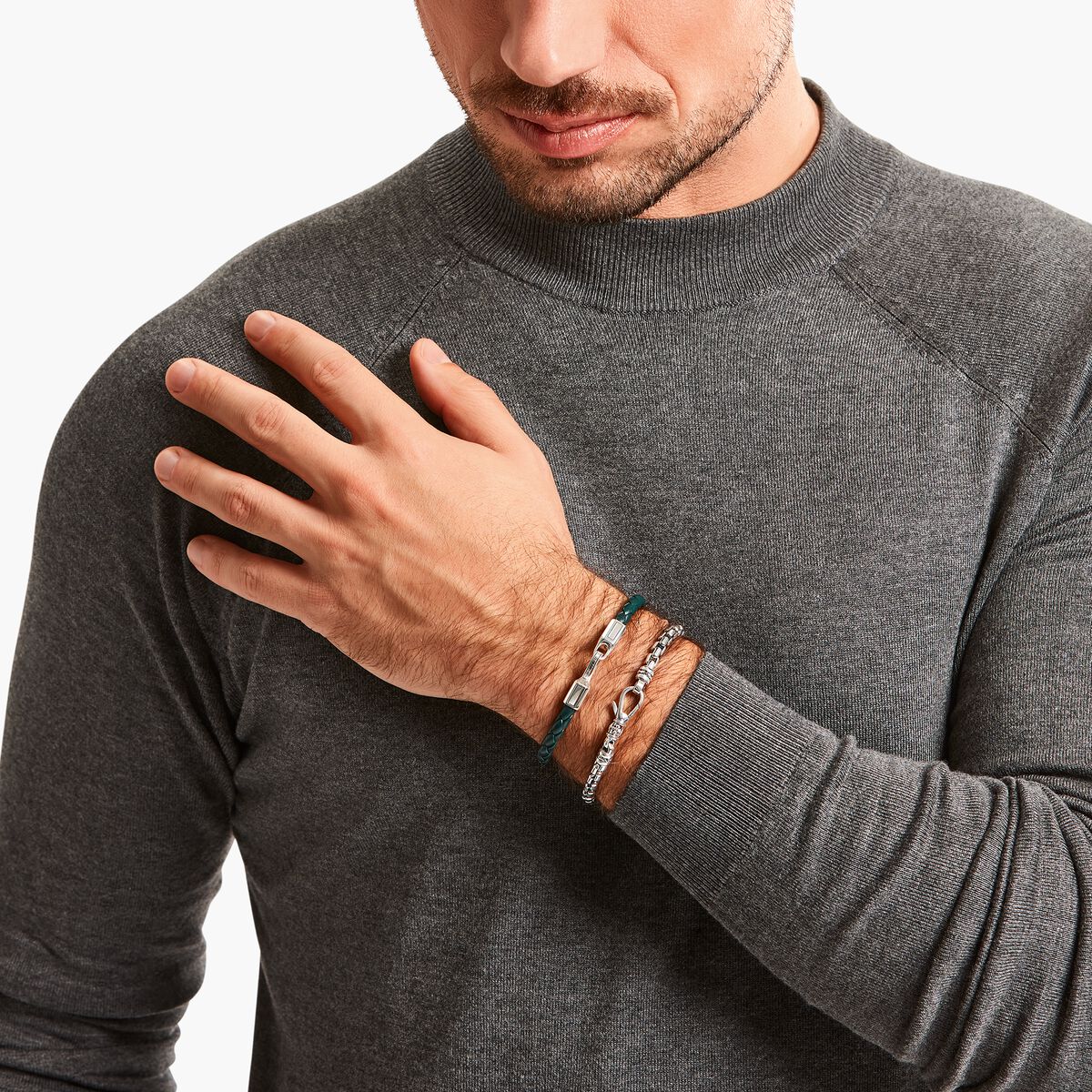 Venezia bracelet silver blackened