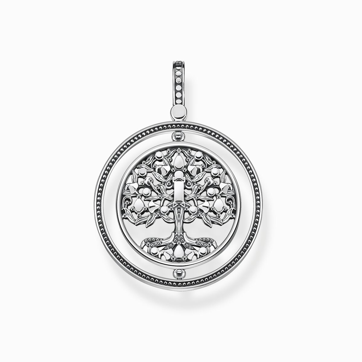 Pendant Tree of Love silver colourful stones