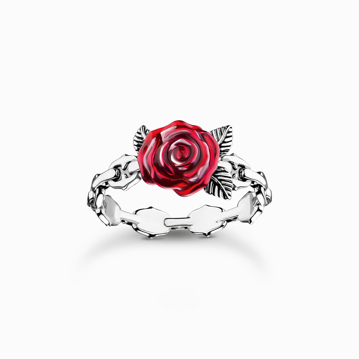 Silver ring Roses Romance