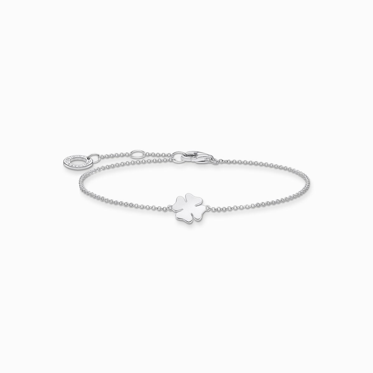 Bracelet cloverleaf silver