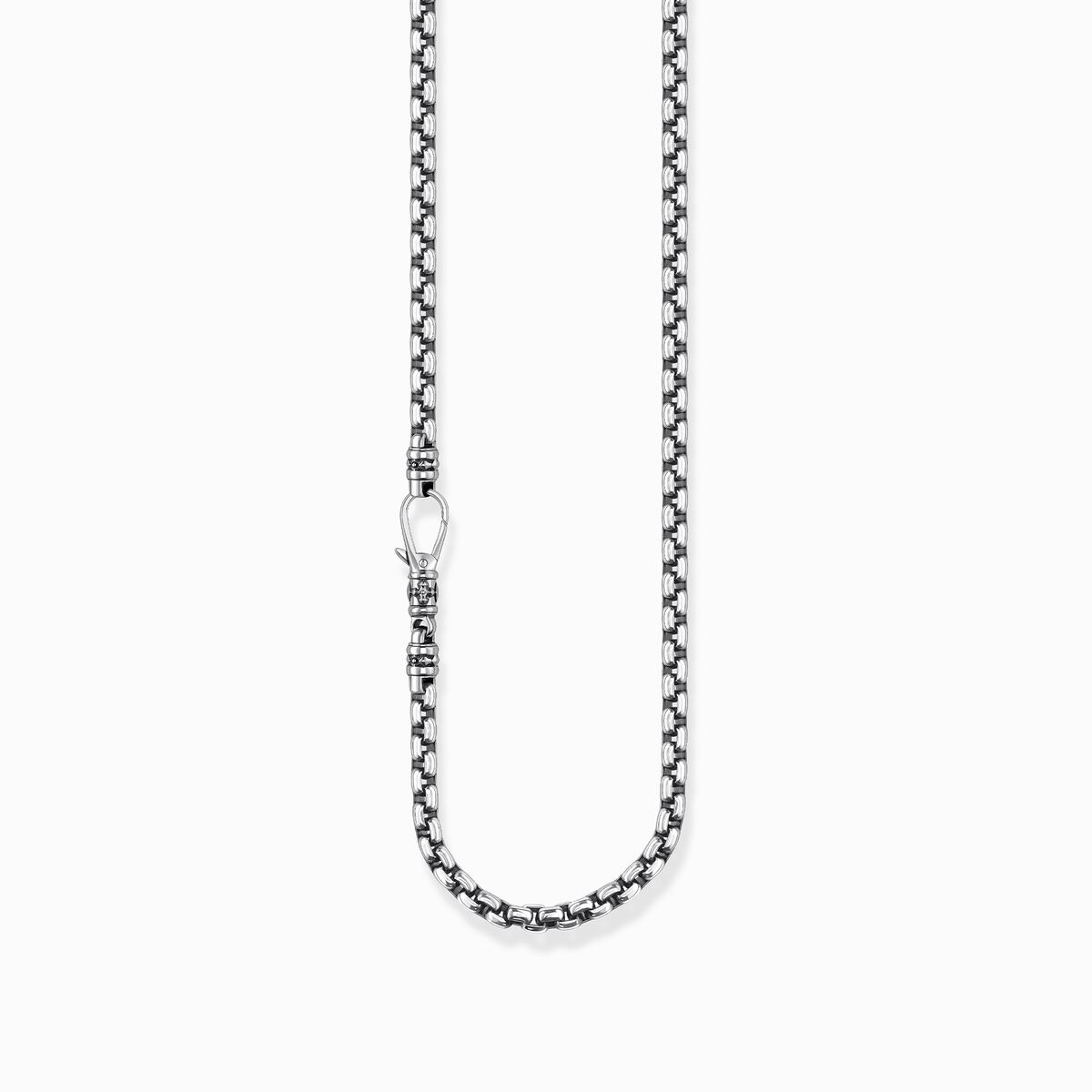 Necklace links silver cross Thickness 5.00 mm (0.20 Inch)