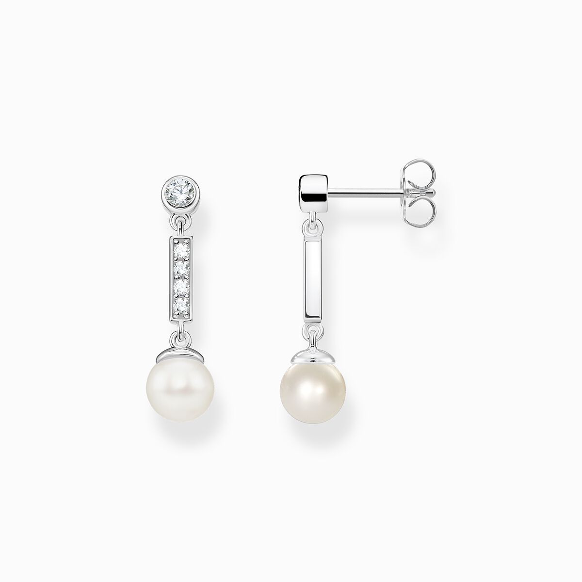 Pearl earrings
