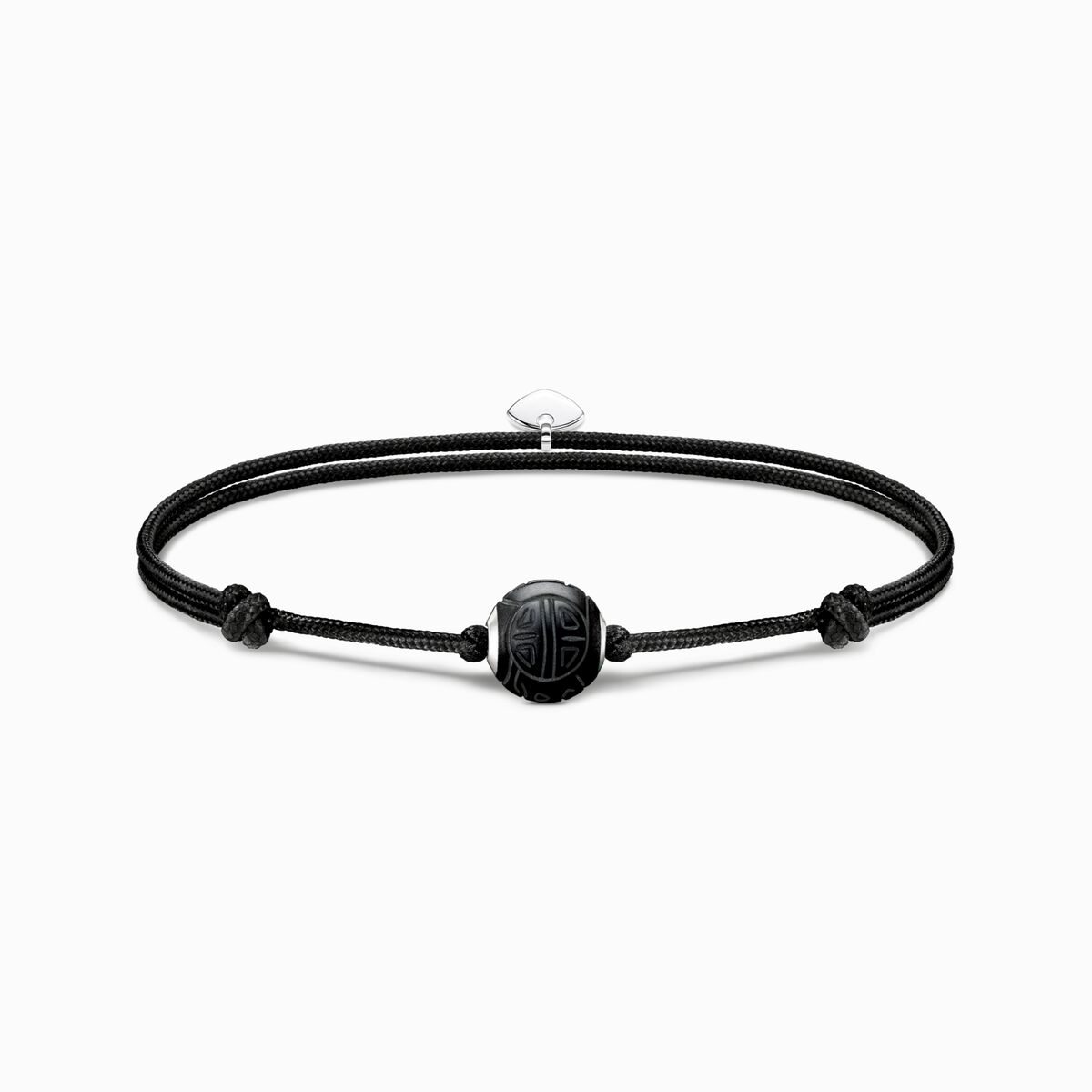 Bracelet Karma Secret with black obsidian Bead matt