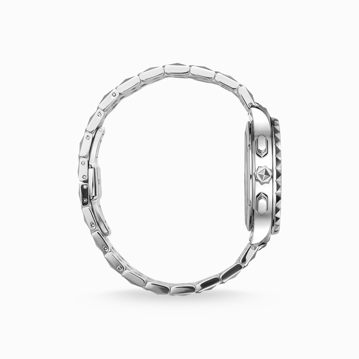 Men’s watch Rebel at Heart Chronograph silver black