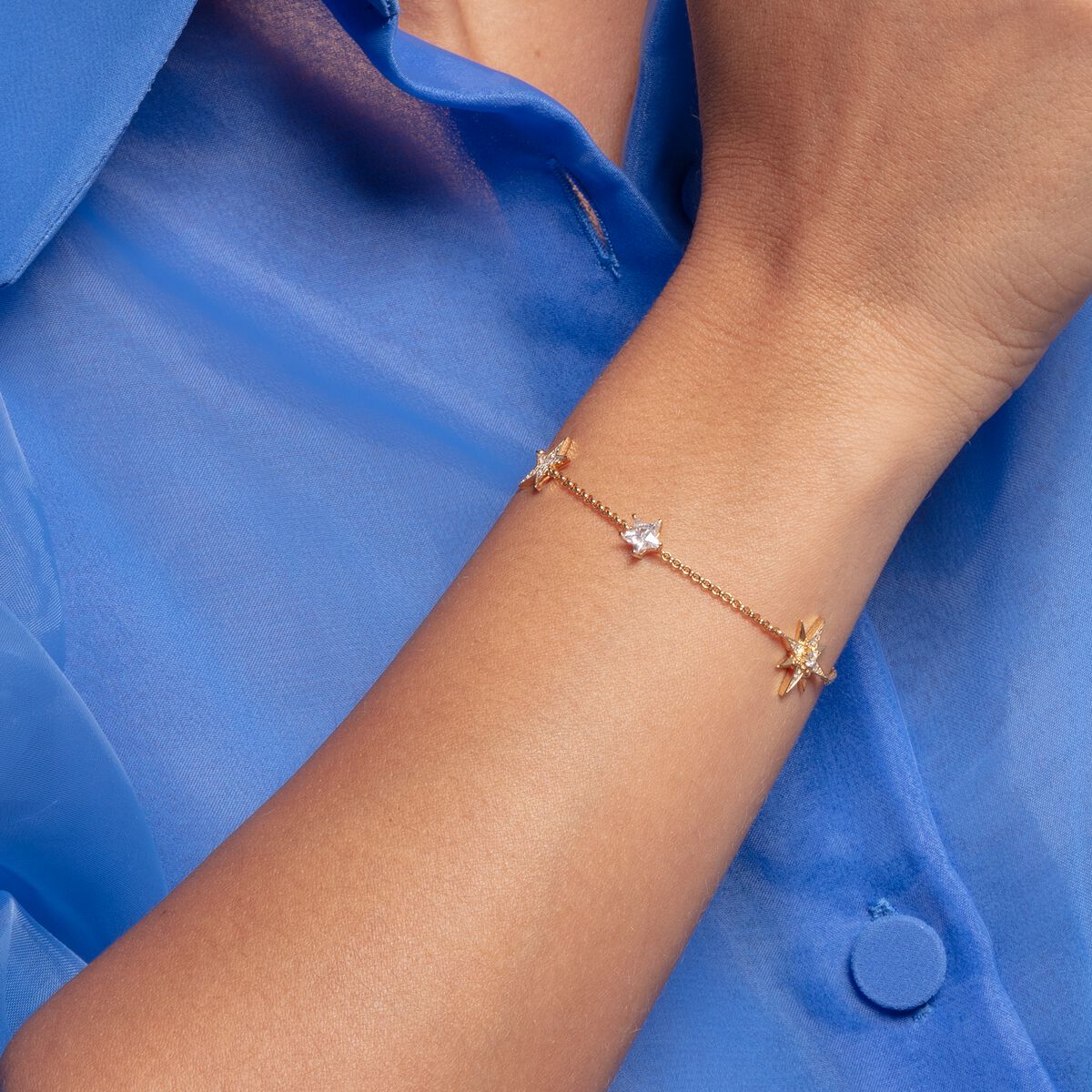 Bracelet stars gold