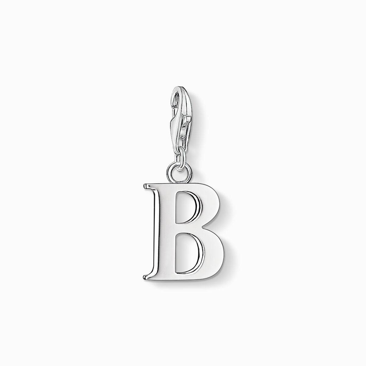 Charm pendant letter b