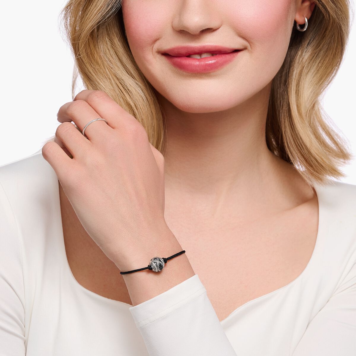 Bracelet Karma Secret with black infinity Bead