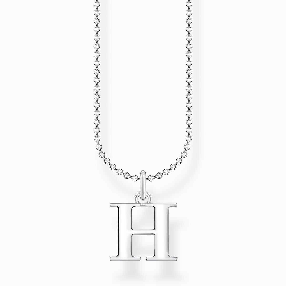 Necklace letter h