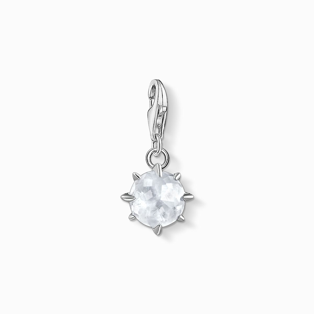 Charm pendant birth stone April
