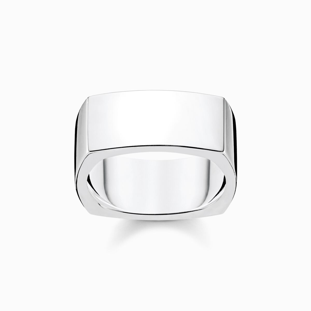 Ring square silver
