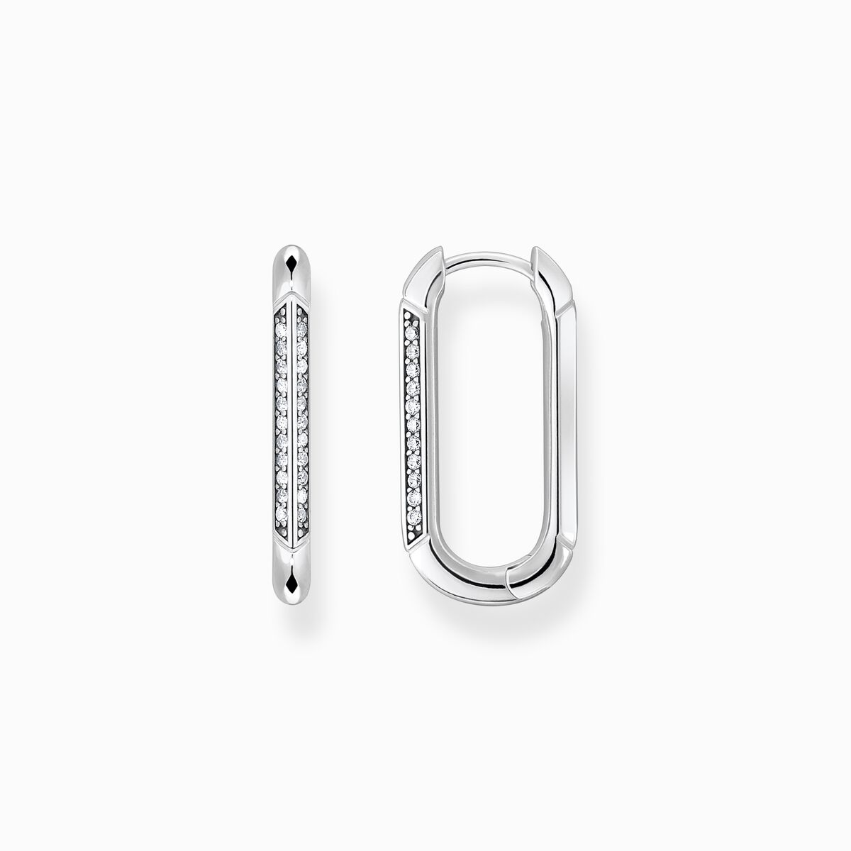 Hoop earrings silver