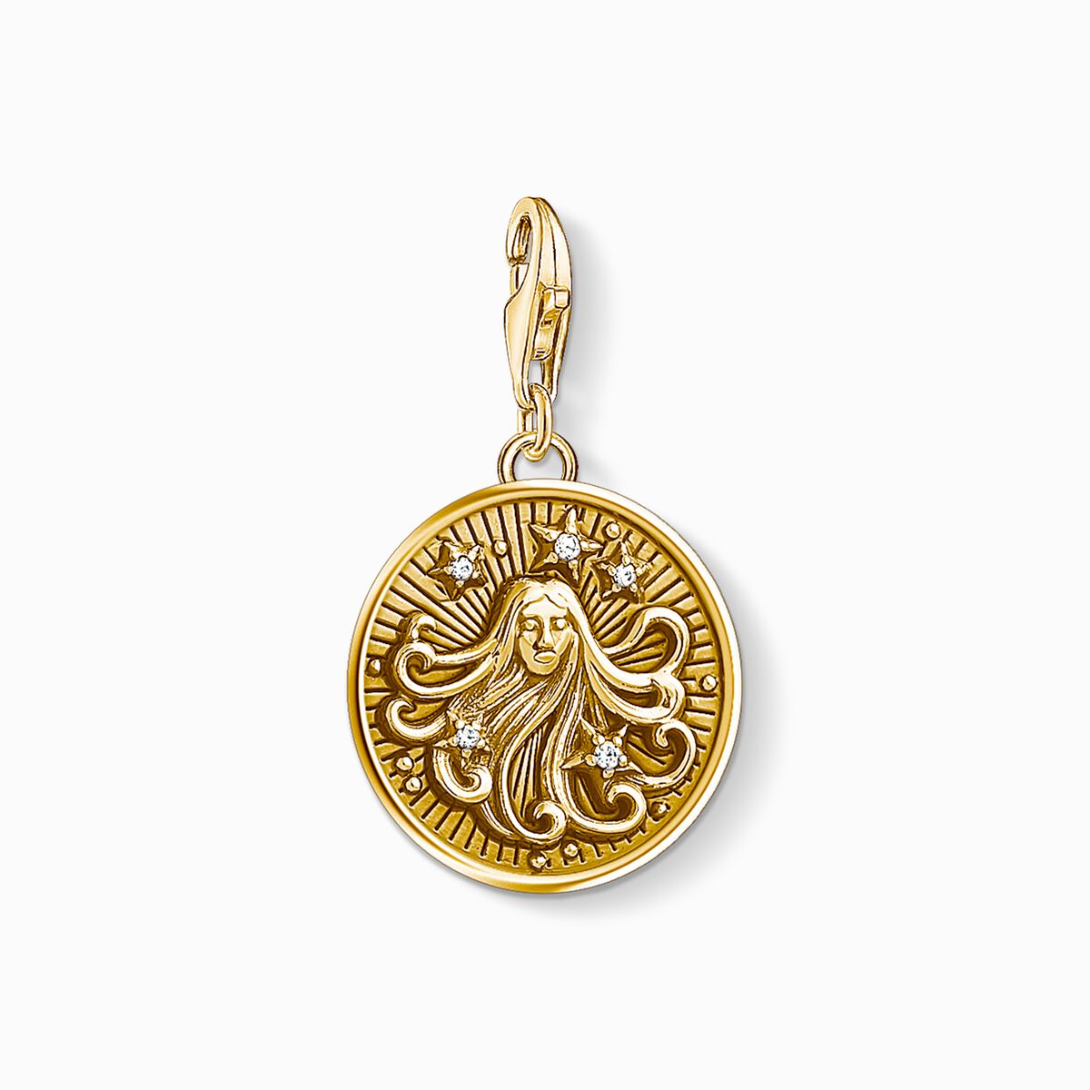 Charm pendant zodiac sign Virgo