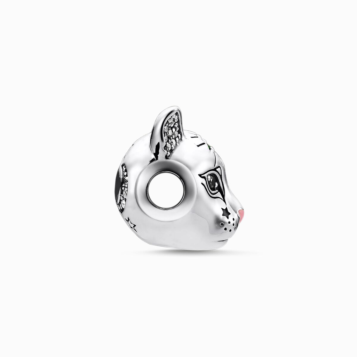 Bead cat silver