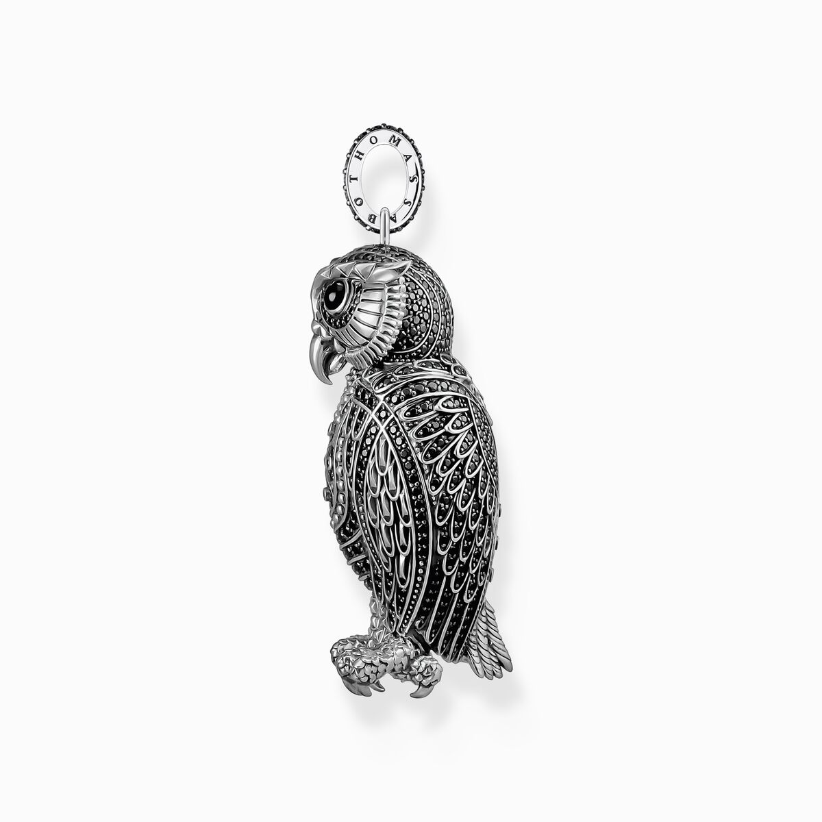Silver pendant Mystic Guardian Owl limited edition