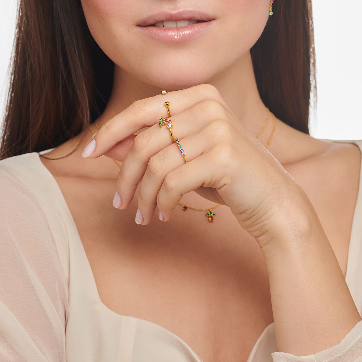 Ring grape gold